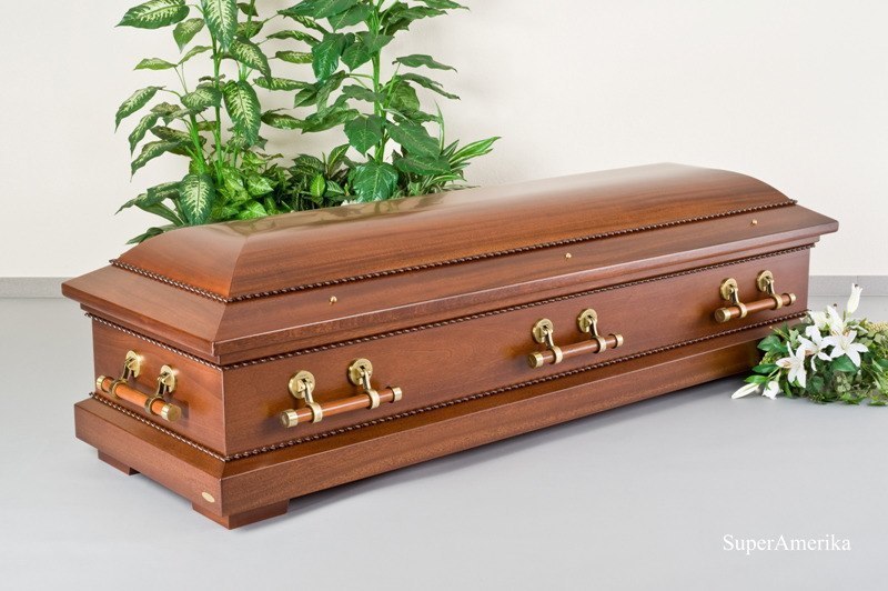 Produktfoto Sargmodell Super Amerika Mahaogni